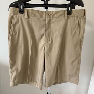 Nike Tan Flat Front Men's Shorts